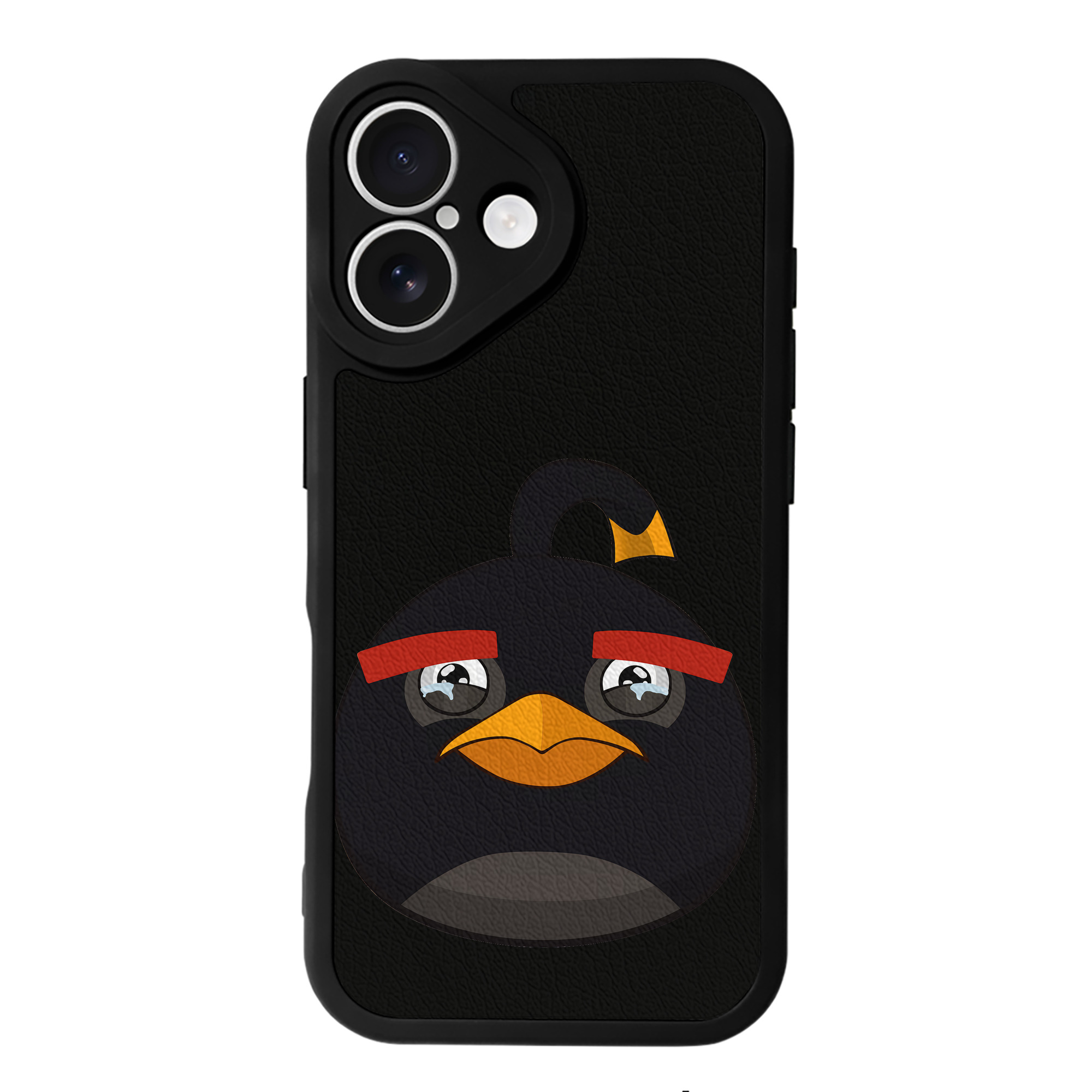 （画像用） Angry Birds アングリーバード 【iPhone 16シリーズ対応】シリコンスマホケース（レザー調） 材質：シリコン
